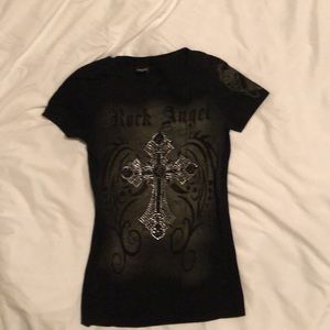 Vintage 2000’s katydid rock angel